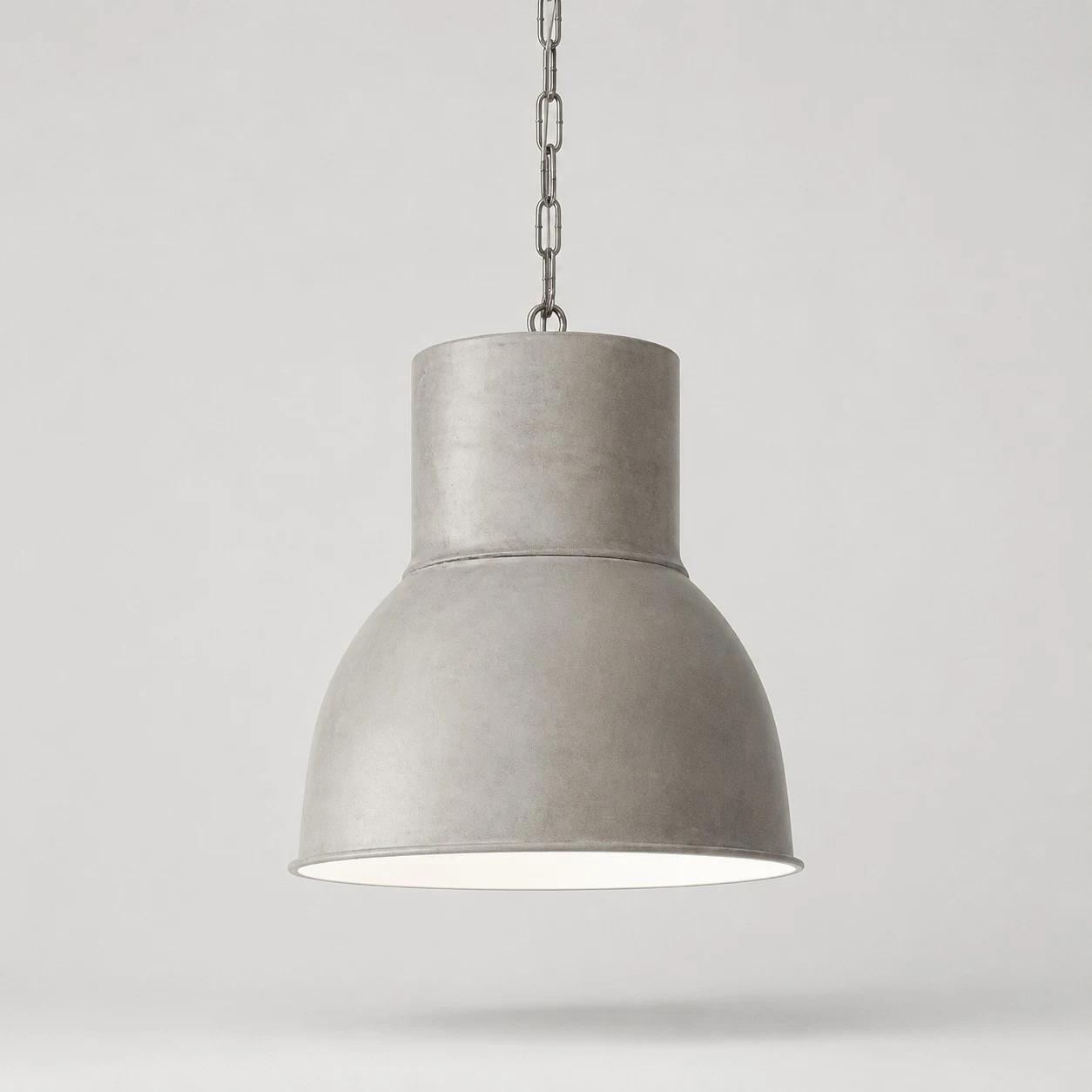 Vintage rust finish industrial pendant light