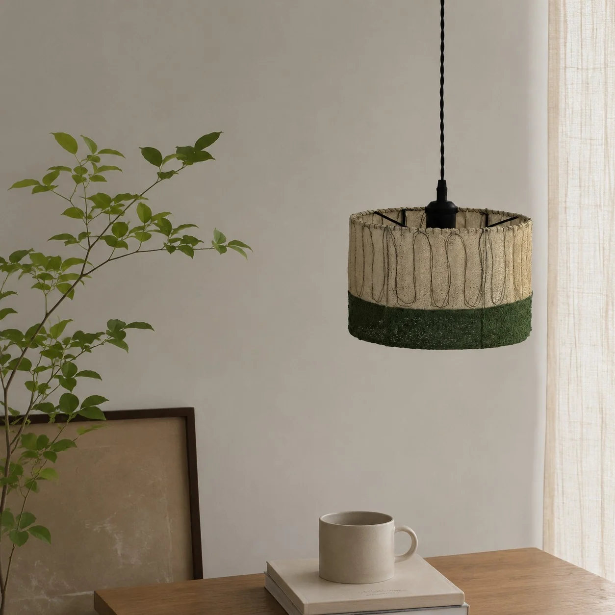 Loofah pendant shade product view