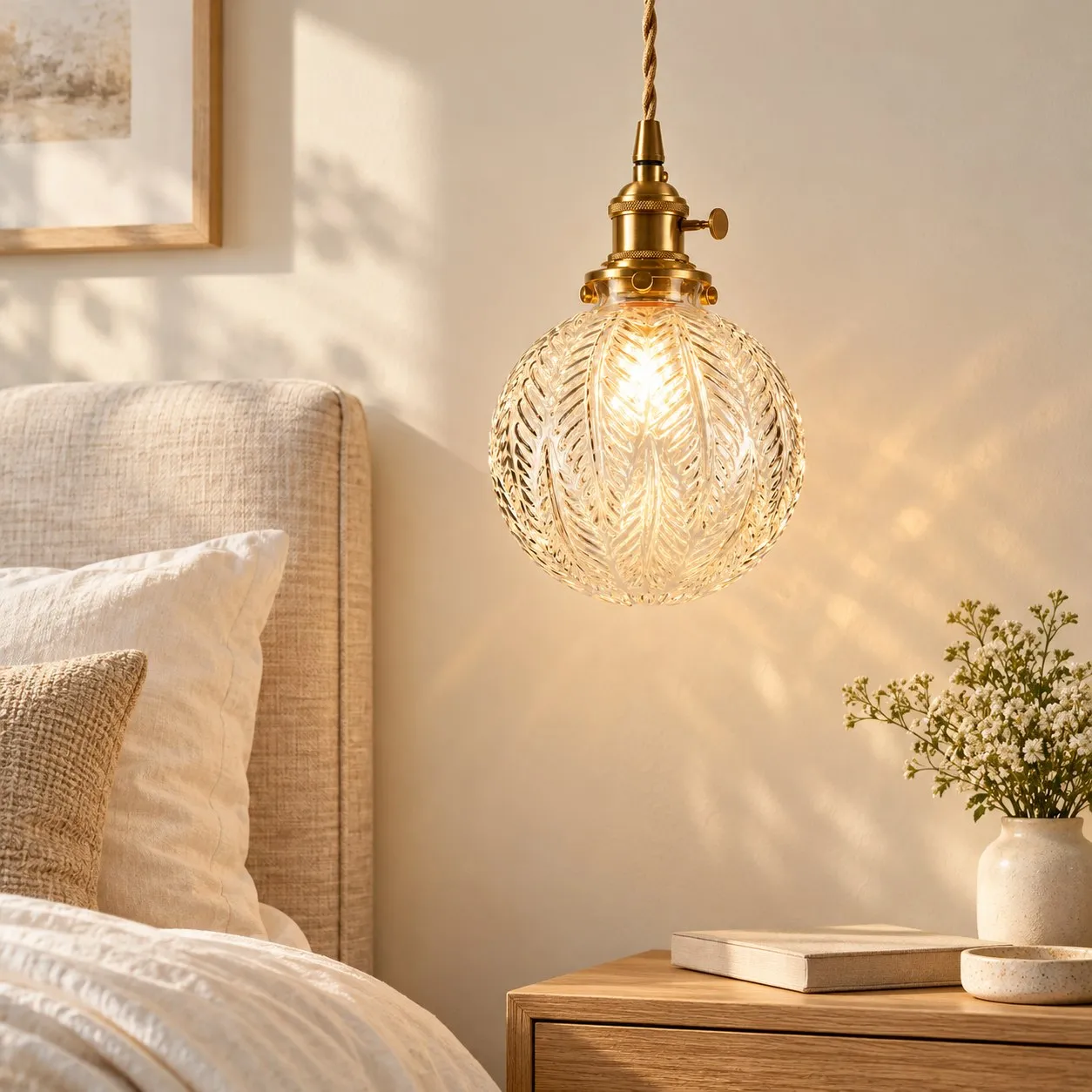 场景-透明树叶纹玻璃