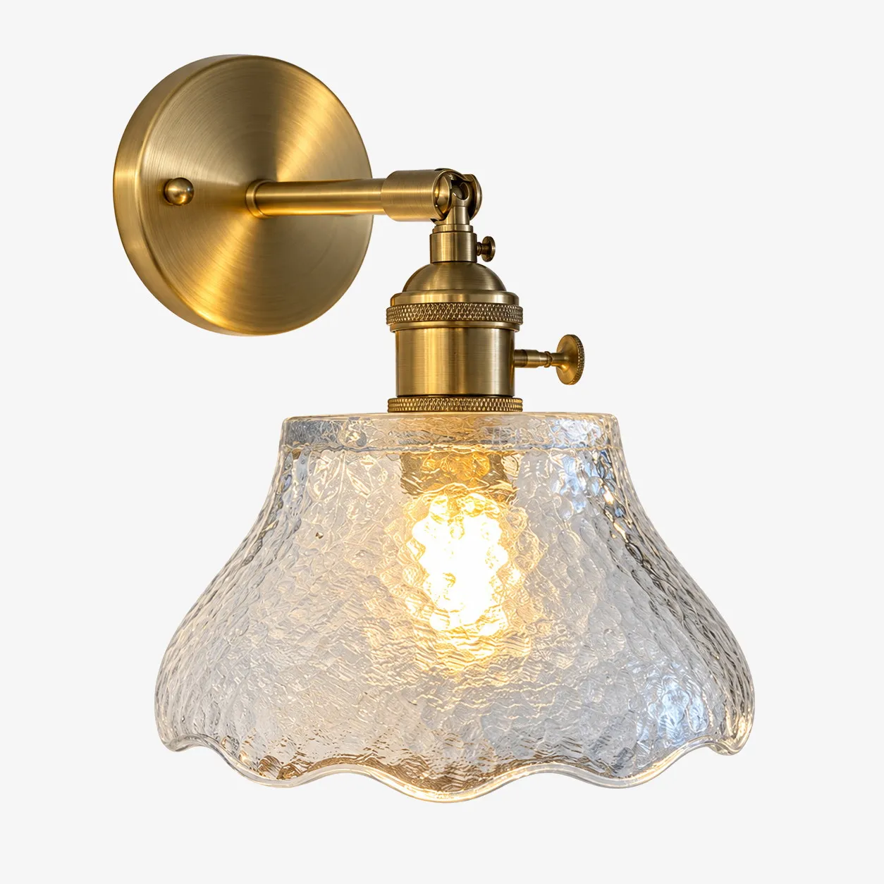 Clear Hammered