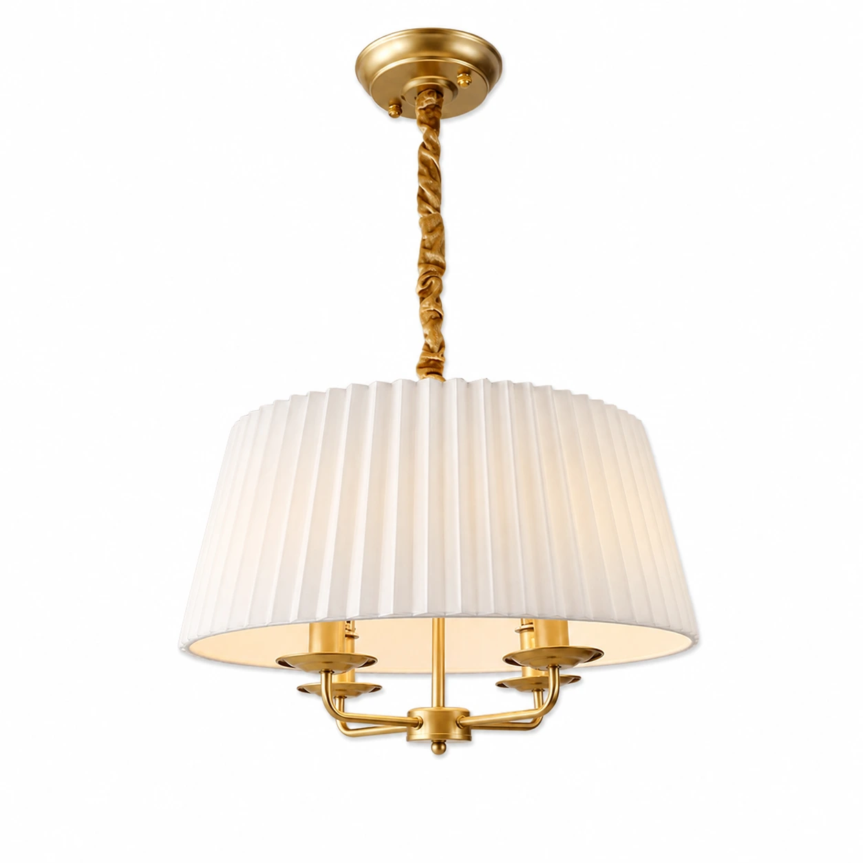Lustre Tela avec finition laiton