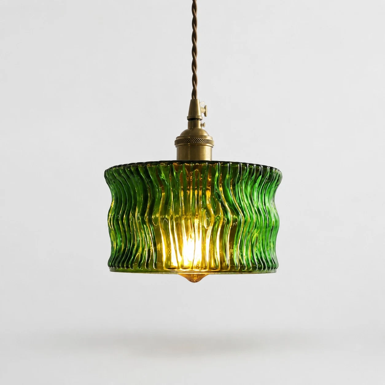 Zielony glass pendant light variant