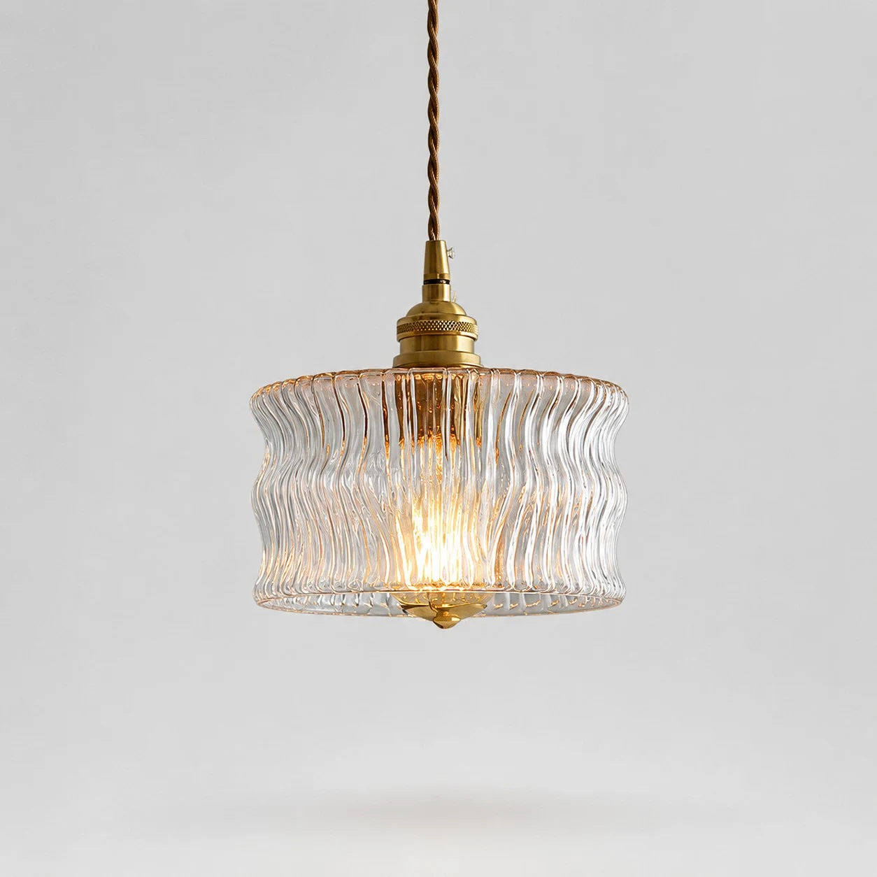 Przezroczysty glass pendant light variant