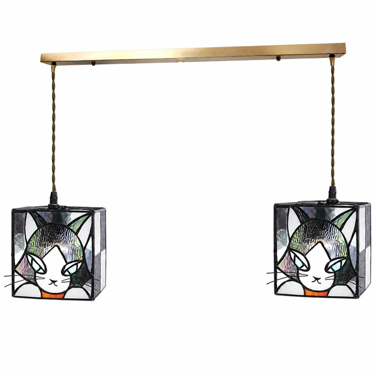 Barre lumineuse linéaire Smoky Violet à 2 lumières 50 cm / 19,7″